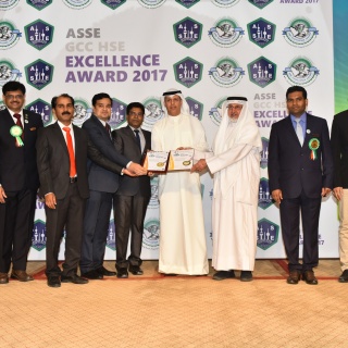 ASSE GCC Excellence Award - ISCO - Integral Services Co. for Mechanical Contracting & Instrumentation WLL - Multi Disciplinary Contractor in Kuwait